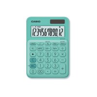 CASIO Mini Taschenrechner MS-20UC-GN-S 12-stellig grün