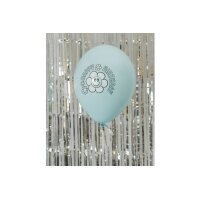 I AM CREATIVE Ballons Happy Birthday 27cm 1000-1070 pastel 6 pièces