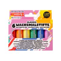 I AM CREATIVE Wachsmalstifte 4005.54 Classic 6 Stück