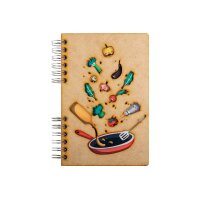 KOMONI Carnet Ingredients A5 ING5B blanco 90 feuilles