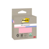 POST-IT Haftnotizen Recycling 76x76mm 6820R-2PB blau und...