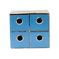 ANCOR Schubladen Box BLog PlayMe 122992 blau, 4 Schubladen