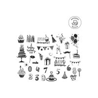 I AM CREATIVE Stempelset 4093.03 Happy Birthday 35...
