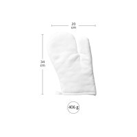 I AM CREATIVE Ofenhandschuh 20x30cm 1212.65 weiss