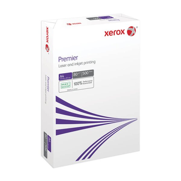 XEROX Premier FSC Businesspapier weiss A4 80g - 1/4 Palette (25000 Blatt)