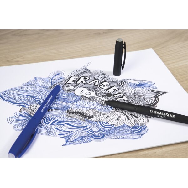 EBERHARD FABER Stylo encre gel Erase it!, KIT PROMO