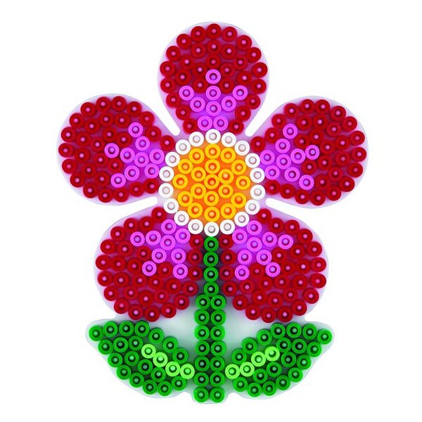 HAMA Plaque pour perles midi papillon, blanc