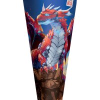 ROTH Motiv-Schultüte "Robo Drache", rund,...