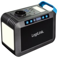 LogiLink Station de charge mobile, 300 watts, noir