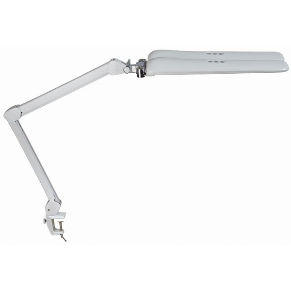 MAUL Lampe de bureau &agrave; LED MAULcraft duo, dimmable, blanc