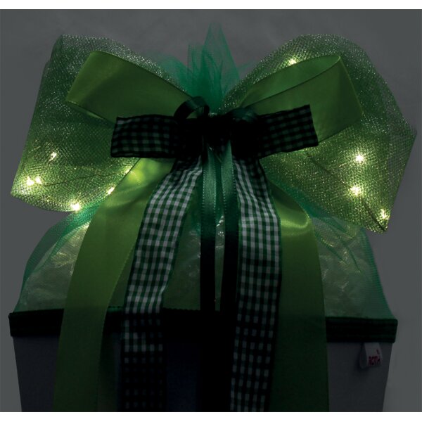 ROTH LED-Schultütenschleife "Shining Dots", lila rosa