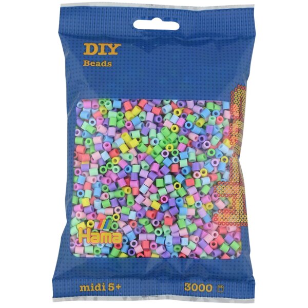 HAMA Bügelperlen midi "Pastellmix", im Beutel