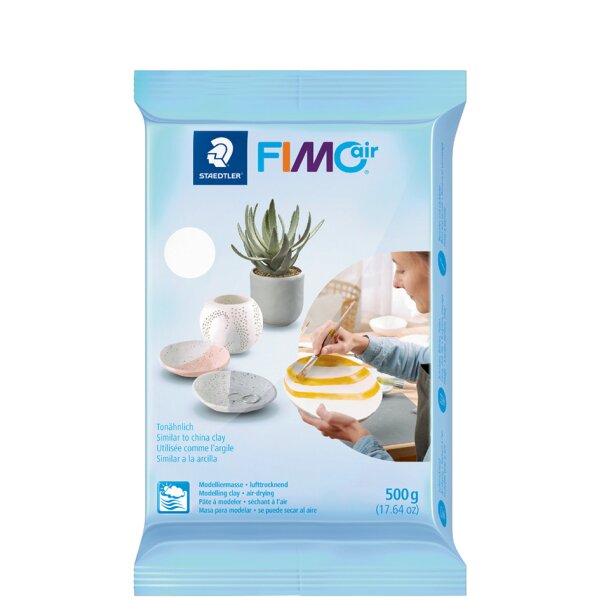 FIMO air P&acirc;te &agrave; modeler, durcit &agrave; lair, 2.000 g, blanc