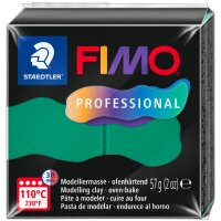 FIMO PROFESSIONAL Pâte à modeler, 57 g, vert