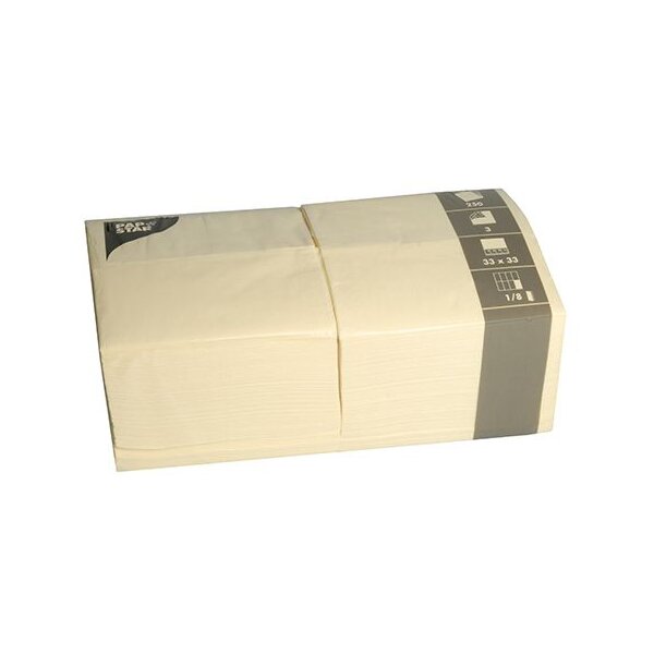 PAPSTAR Serviettes bistrot, 330 x 330 mm, rouge