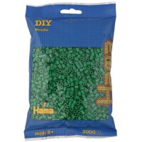 HAMA Perles à repasser midi, sachet de 3.000, vert