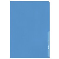 LEITZ Sichthülle Standard, A4, PP, genarbt, blau,...