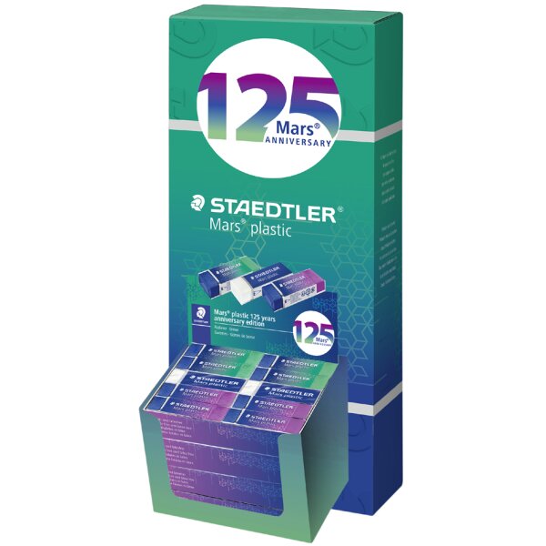 STAEDTLER Gomme en plastique Mars plastic, présentoir de 80