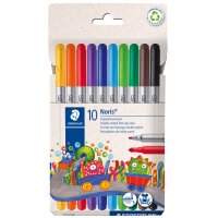 STAEDTLER Feutre double Noris, étui carton de 10