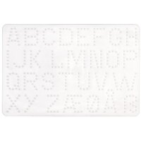 HAMA Stiftplatte "Buchstaben - ABC", weiss
