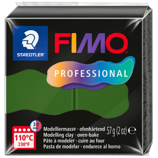 FIMO PROFESSIONAL Pâte à modeler, 57 g, blanc