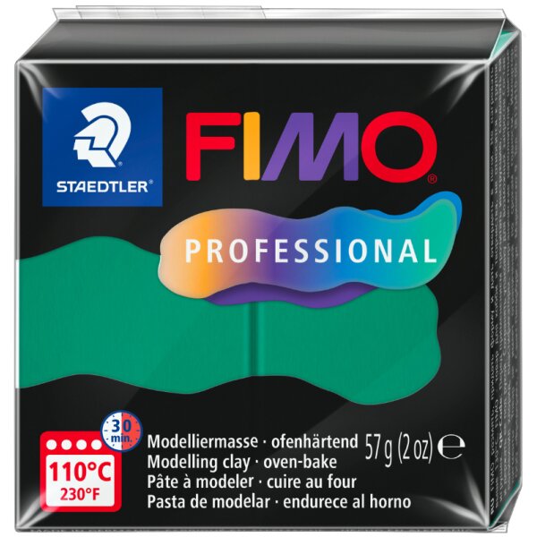 FIMO PROFESSIONAL Pâte à modeler, 57 g, blanc