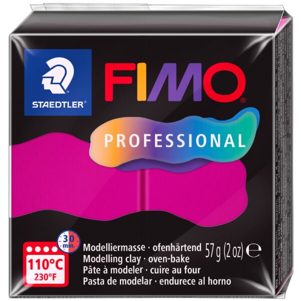 FIMO PROFESSIONAL Pâte à modeler, 57 g, blanc