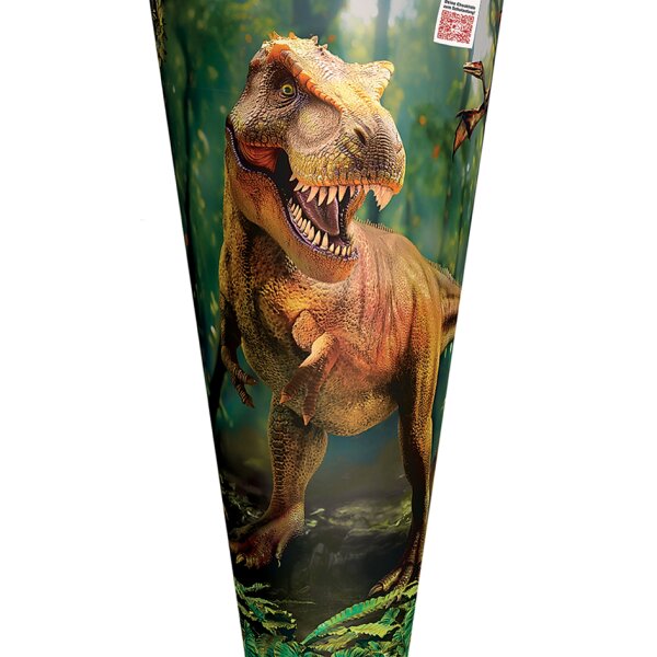 ROTH Schultüte "T-Rex Welt", rund, 700 mm, mit Effekt
