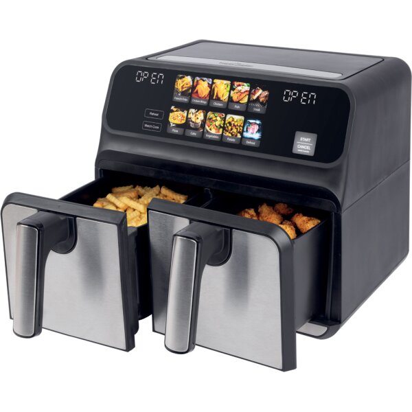 PROFI COOK Friteuse double bac à air chaud PC-FR 1287 H