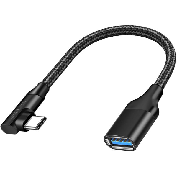 LogiLink Câble adaptateur USB 3.2 Gen2, USB-C - USB-A, 0,2 m
