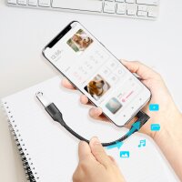 LogiLink Câble adaptateur USB 3.2 Gen2, USB-C - USB-A, 0,2 m