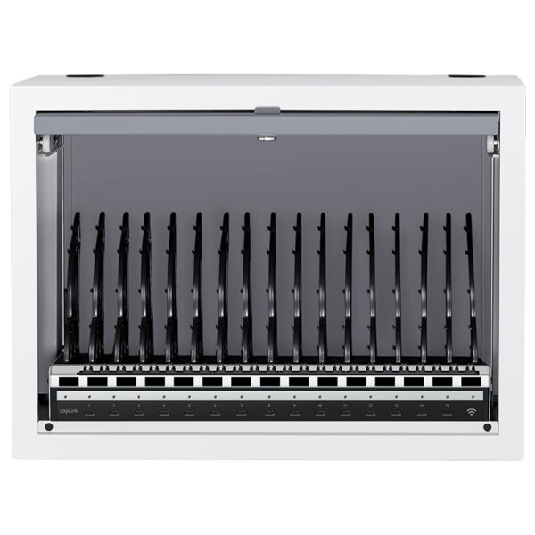 LogiLink Armoire de charge pour appareils USB-C, 15 ports