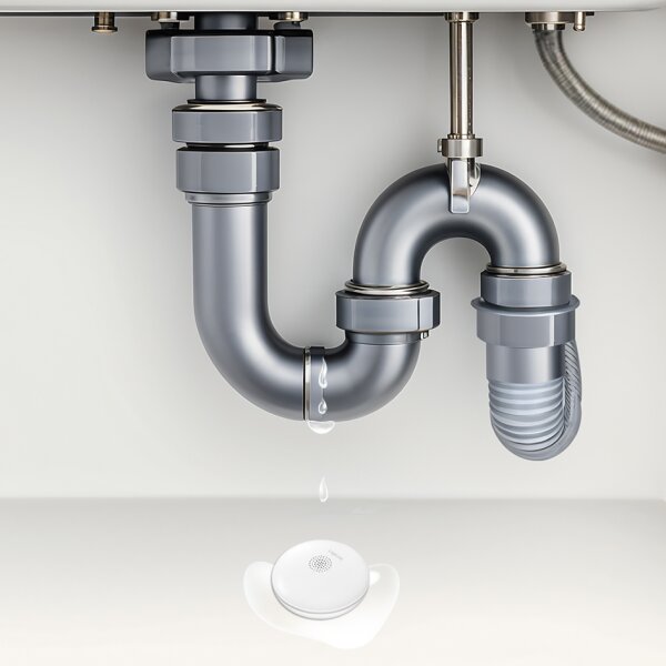 LogiLink Détecteur de fuite deau Wi-Fi, blanc