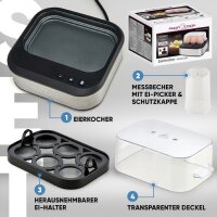 PROFI COOK Cuiseur à oeufs PC-EK 1276, avec signal...
