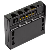 LogiLink Mini-répartiteur, cat. 6A, 4 ports, noir