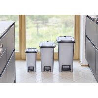 keeeper Poubelle à pédale olaf, 25 L, PP,...