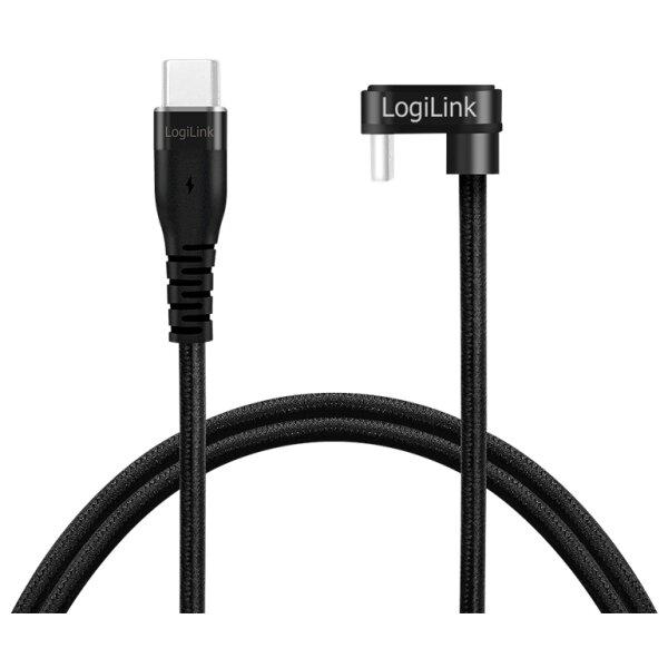 LogiLink Câble USB 2.0, USB-C mâle - USB-C mâle, 2,0 m, noir