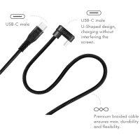 LogiLink Câble USB 2.0, USB-C mâle - USB-C mâle, 3,0 m, noir