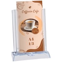 EUROPEL Porte-brochures de table, réglable, 1...