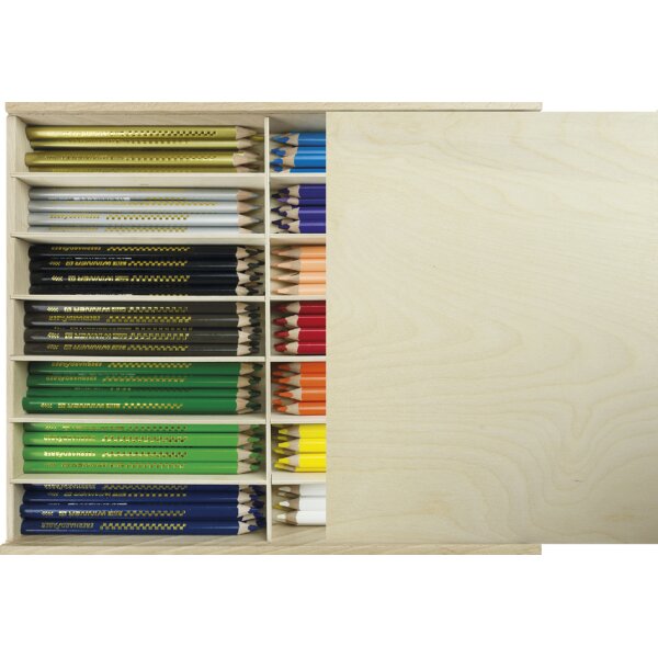 EBERHARD FABER Crayon de couleur TRI WINNER, bo&icirc;te de 114