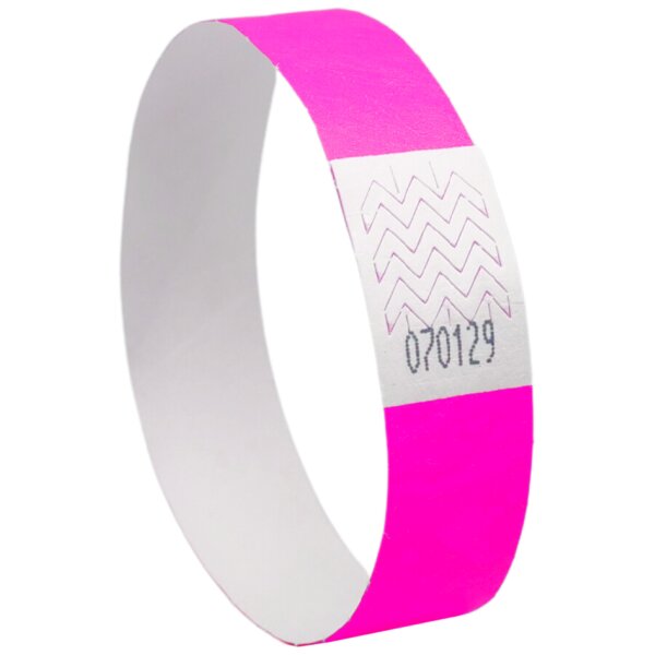 AVERY Bracelet imprimable, 256 x 19 mm, rose fluo