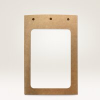AVERY Namensschilder-Tasche XL, aus Karton, 105 x 148 mm