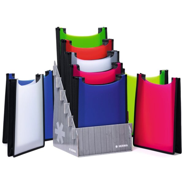 HERMA Chemise de rangement Flexi, en PP, A4, présentoir