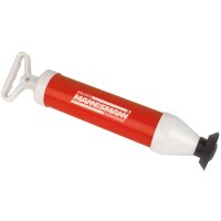 BRÜDER MANNESMANN Abflussreinigerpumpe, weiss rot