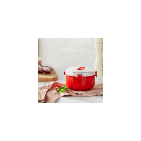 Sistema Mikrowellendose ROUND, 915 ml, rot