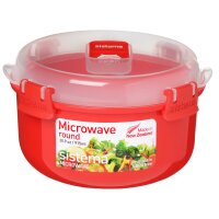 Sistema Mikrowellendose ROUND, 915 ml, rot