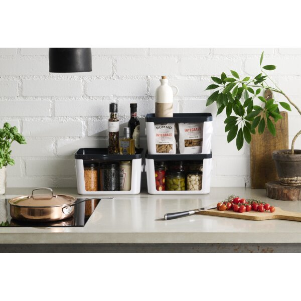 smartstore Boîte de rangement COMPACT SQUARE M, blanc