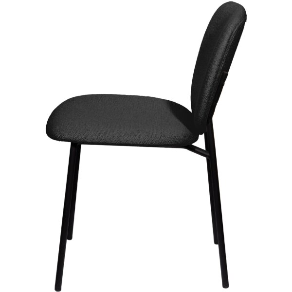 PAPERFLOW Chaise visiteur TWIST set de 2, anthracite