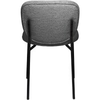 PAPERFLOW Chaise visiteur TWIST set de 2, anthracite