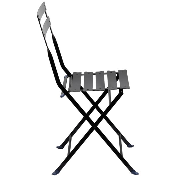 PAPERFLOW Chaise pliante dextérieur EDEN, set de 2, noir